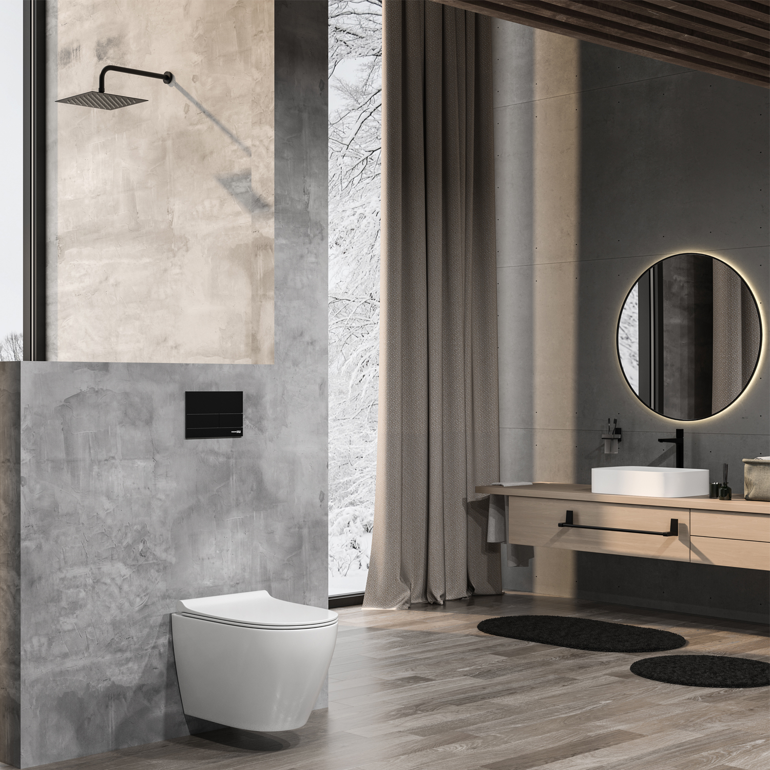 Mindel унитаз с крышкой 2 в 1, арт. H002.E034