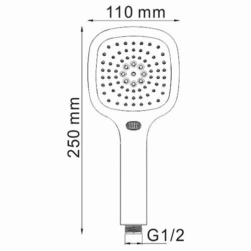Мюриц (Muritz) 9851.98DVR2.019.069.444.010.065 Встраиваемый комплект для душа с верхней насадкой и л