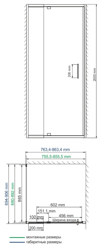 Беркель (Berkel) 48P28 Душевой уголок