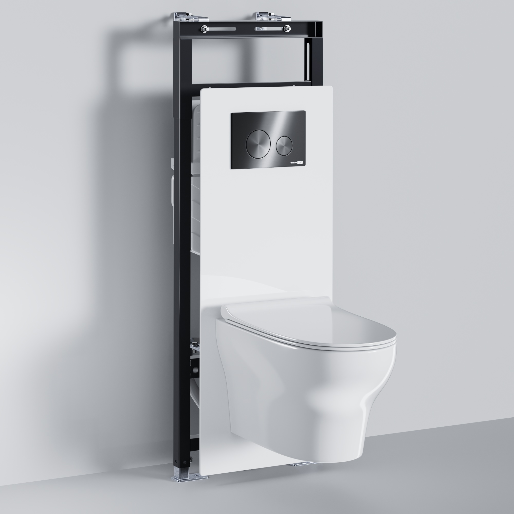 Зальм (Salm) 27TLT.010.ME.WH.GR02.H001 Система инсталляции с унитазом