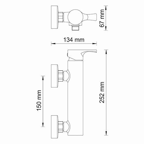 Беркель (Berkel) (Berkel) 4802 Смеситель для душа
