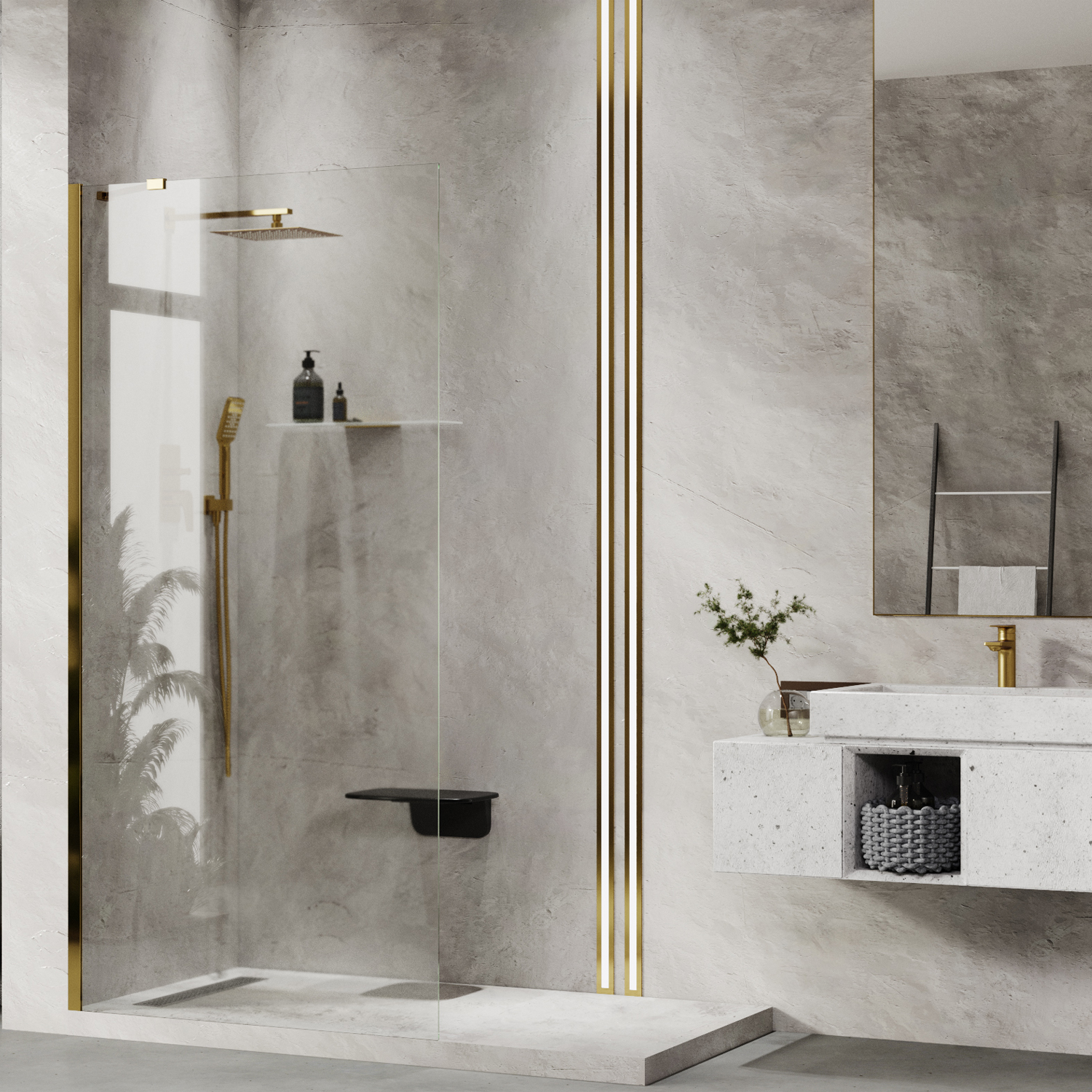 Айш (Aisch) 55W44 Душевая перегородка