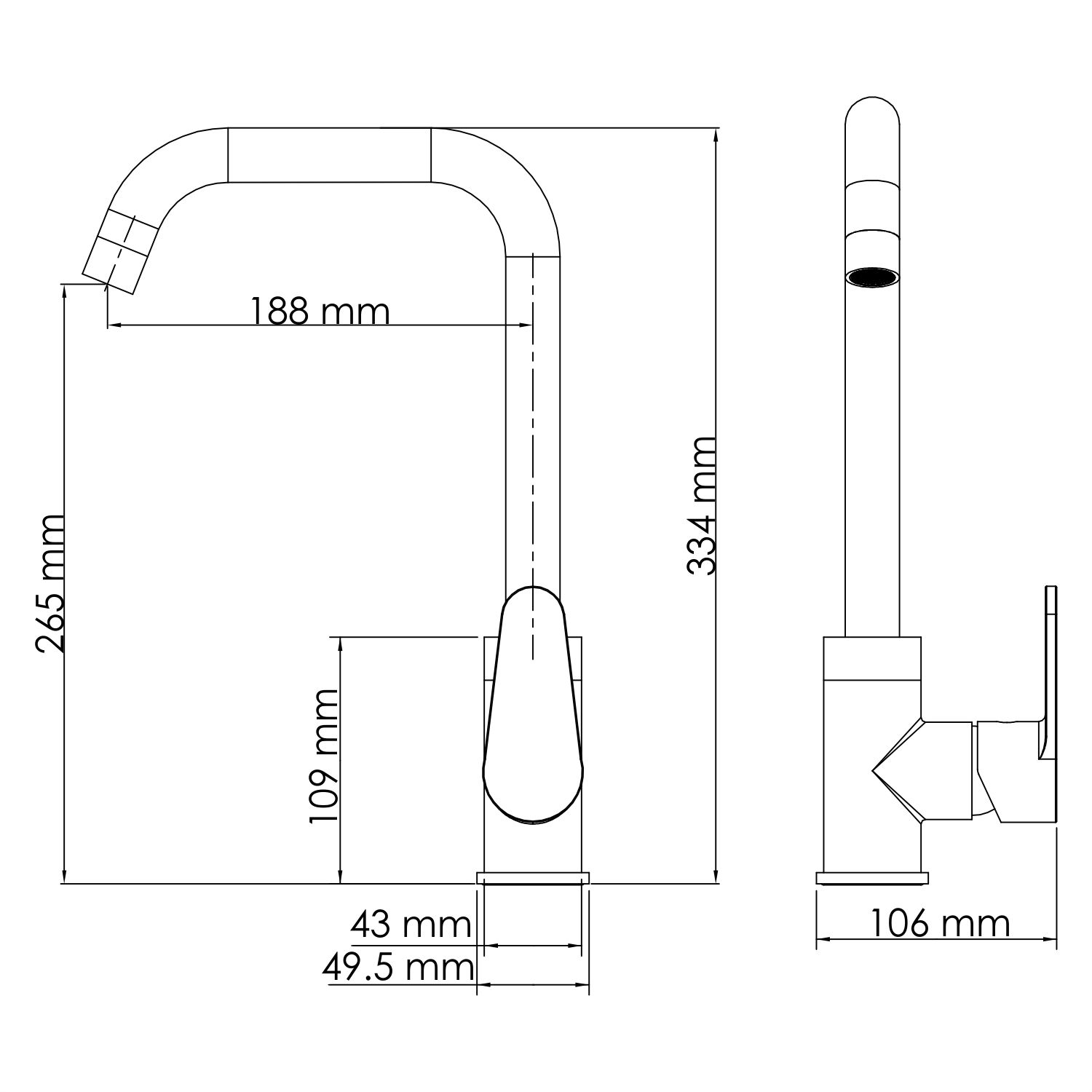Альц (Alz) 28807 Смеситель для кухни
