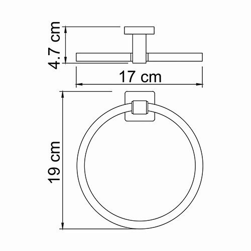 Липпе (Lippe) K-6560 Держатель полотенец