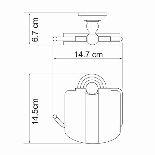 Изар (Isar) K-7325 Держатель туалетной бумаги