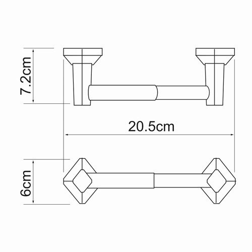 Аллер (Aller) K-1122 Держатель туалетной бумаги