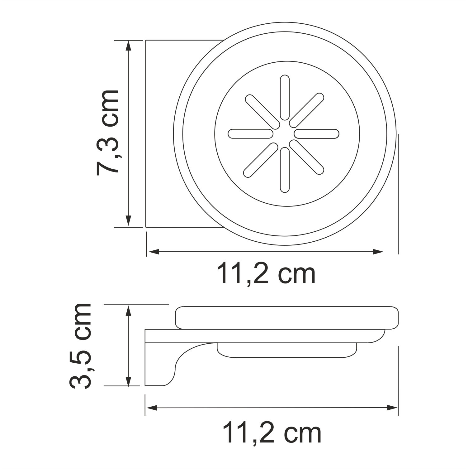 Каммель (Kammel) K-8329W Мыльница