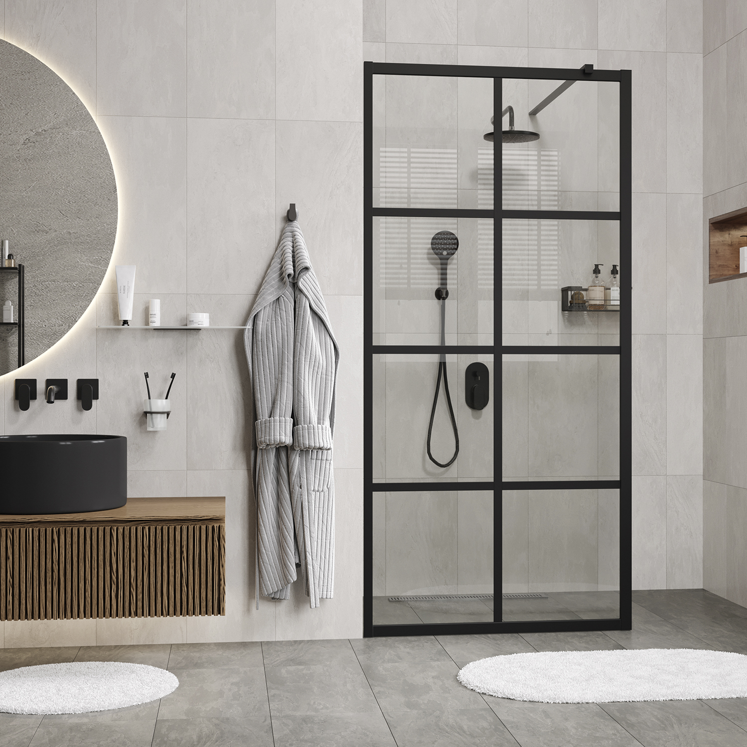 Глан (Glan) 66W40 Душевая перегородка