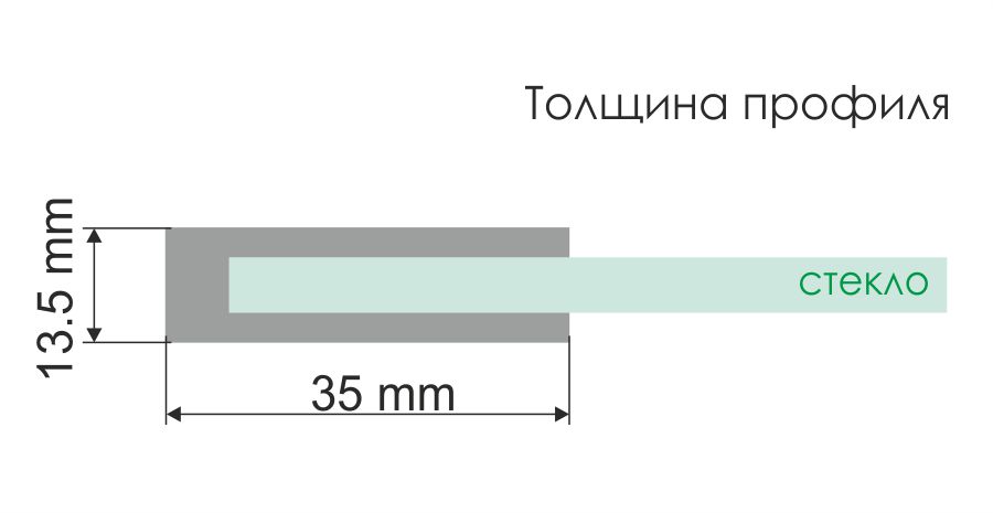 Абенс (Abens) 20W46 Душевая перегородка