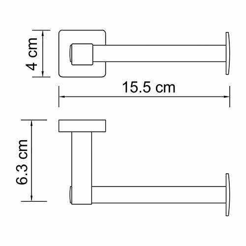 Липпе (Lippe) K-6596 Держатель туалетной бумаги